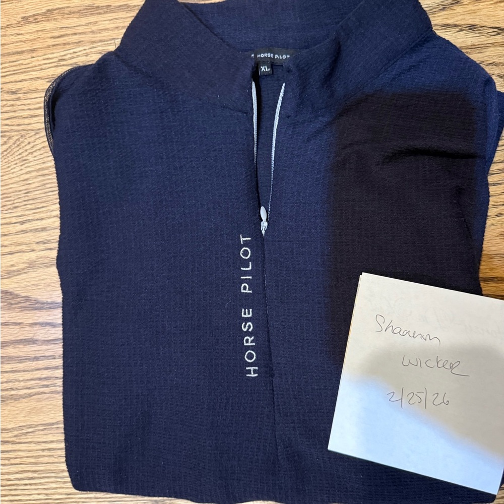 Horse Pilot Navy 1/4 Zip